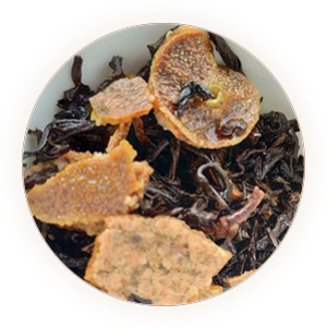 大红柑普洱茶 叶底