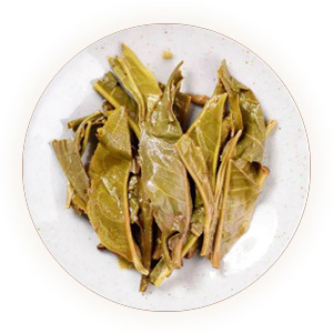 南糯山普洱茶 叶底