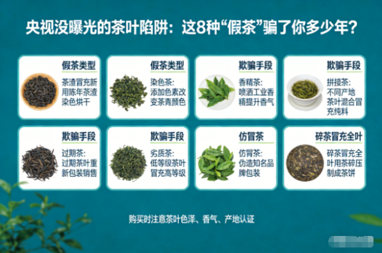 央视没曝光的茶叶陷阱：这8种“假茶”骗了你多少年？-茶之家