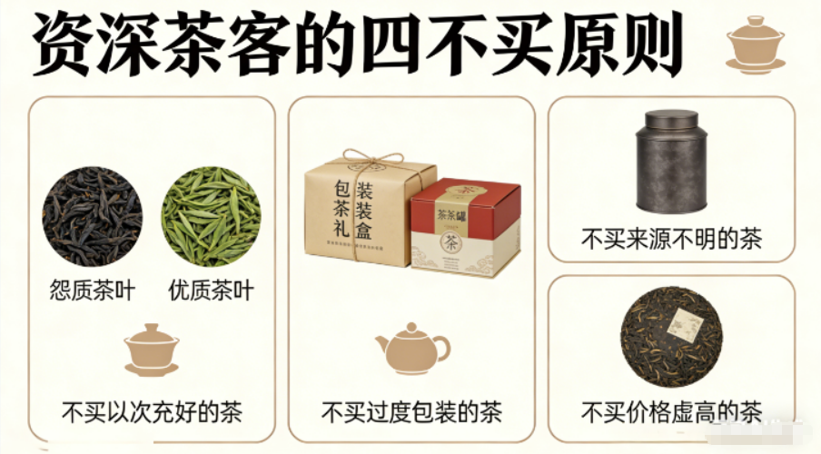 资深茶客的四不买原则-茶之家