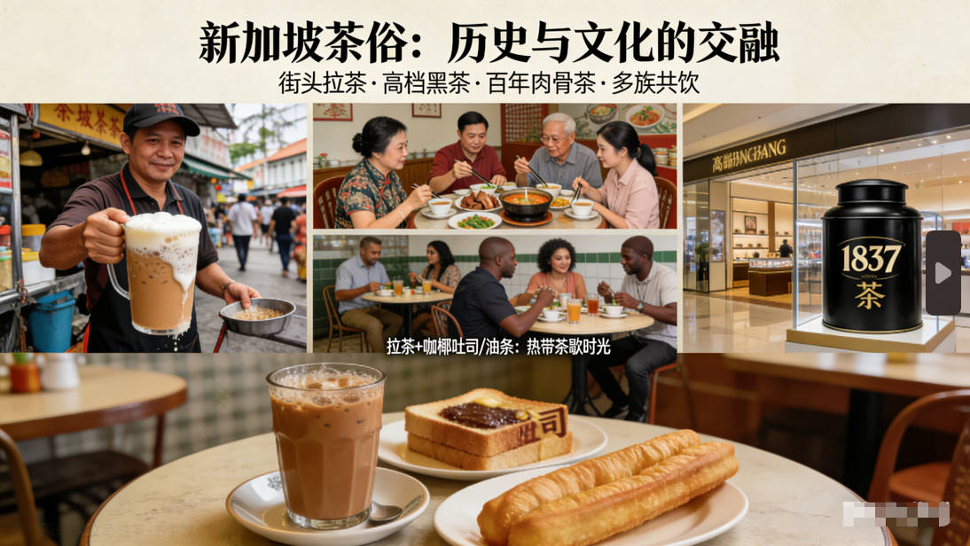 新加坡人喝茶有多野？拉茶当杂技，茶名其实不是茶-茶之家