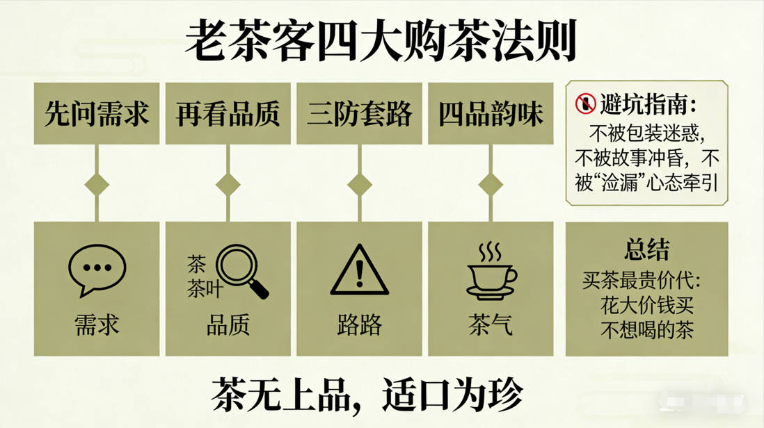 老茶客买茶从不看包装！这四条“黄金法则”-茶之家