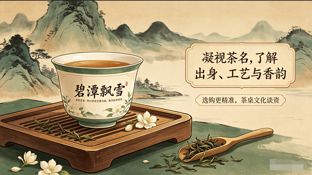 懂茶先懂名:茶叶命名里的中国智慧与文化密码-茶之家