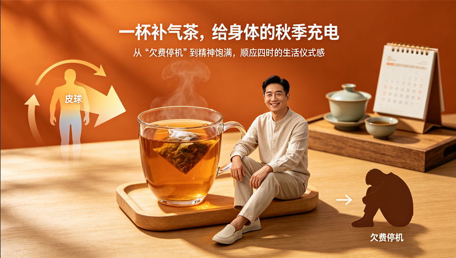秋天这杯茶搞定气虚！乏力、爱出汗、越困越睡不着？喝对茶就好了-茶之家