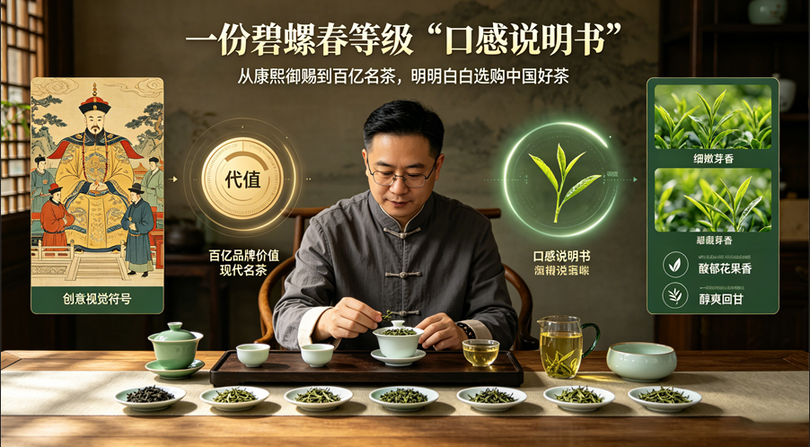 一眼看懂碧螺春：从百元到上万元，区别全在这张等级表里-茶之家