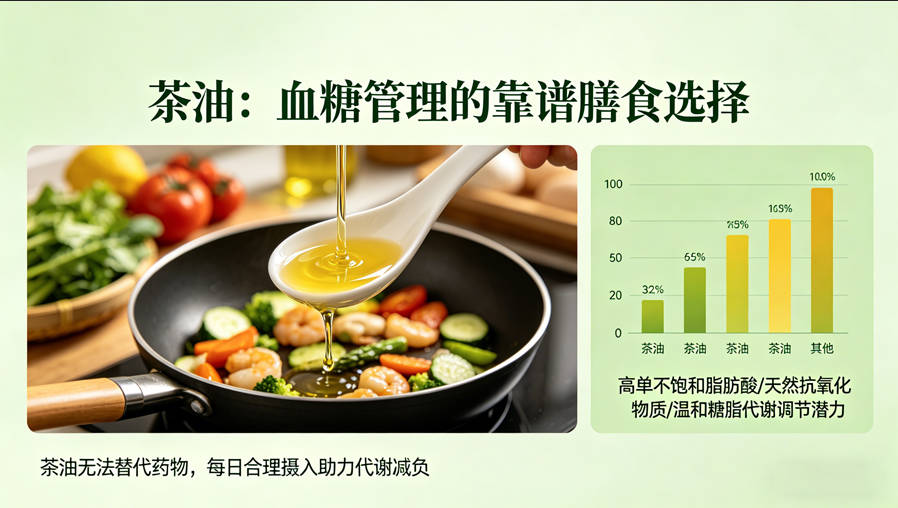 营养学视角下的茶油：每天一点好脂肪，为血糖管理“润滑”日常-茶之家