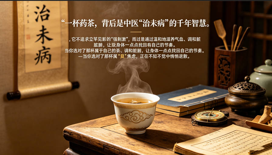 告别“累丑”焦虑！中医私藏的5款元气药茶，从根源赶走疲劳与头昏-茶之家