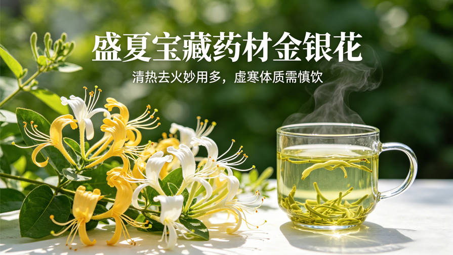 “夏季第一花”金银花：10个妙用方，清火解毒又养颜-茶之家