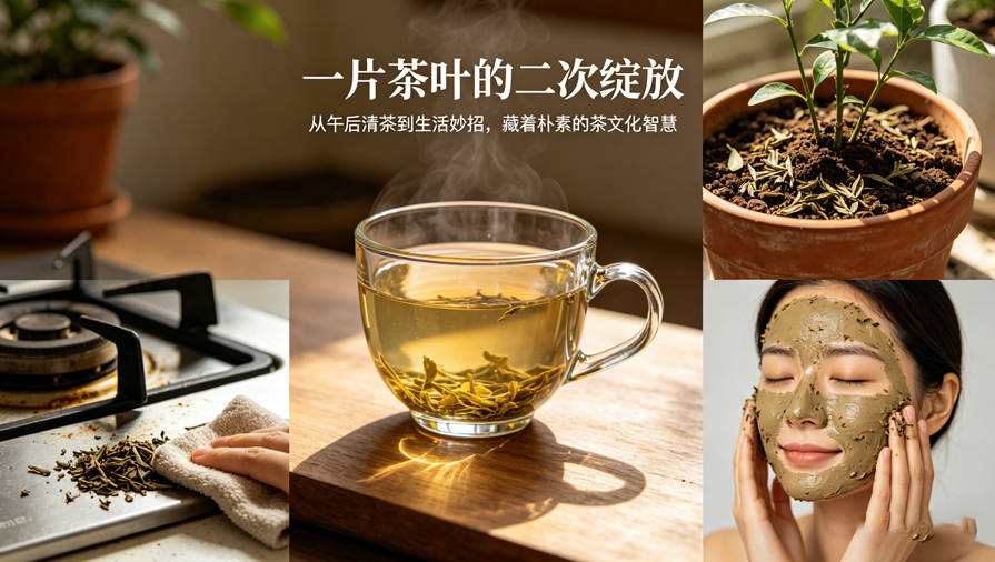 泡过的茶叶别着急扔！10种隐藏用法学起来，环保省钱又实用-茶之家