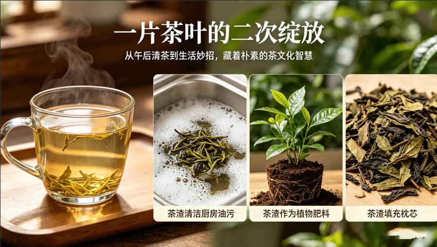 茶叶渣别倒！喝完茶后还能用的9个生活小妙招，建议收藏-茶之家