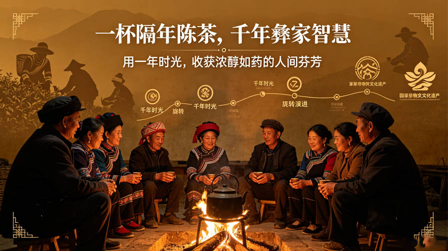 彝族“隔年陈茶”：彝族先民留下的一罐能“发汗”治病的时光药-茶之家