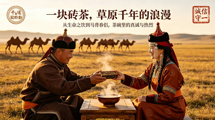 蒙古族谈恋爱，不用钻戒用砖茶：这块“黑金”比银子还管用-茶之家