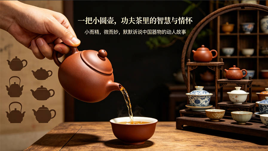 功夫茶，凭什么非这把“掌心小圆壶”不可？-茶之家
